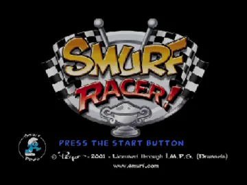 Smurf Racer! (US) screen shot title